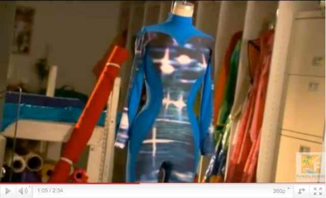 New trainer wetsuit design for "One Ocean," image from video/SeaWorld Inc., youtube.com