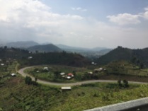 View of Kisoro, road to Lake Bunyonyi